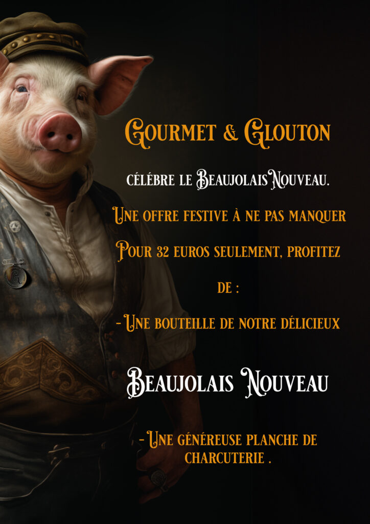 Le Beaujolais Nouveau est enfin arrivé, et chez Gourmet & Glouton, nous vous invitons à vivre un moment unique en honorant cette tradition incontournable.