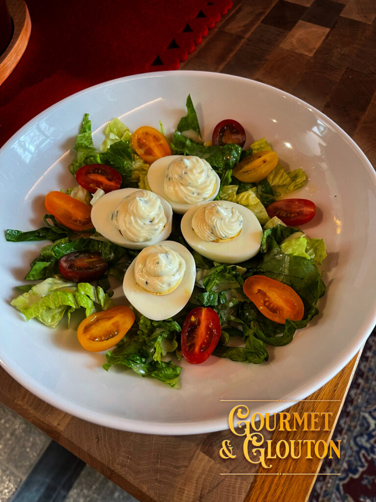 restaurant, stephane, Chaudesaigues, cuisine, Auvergnate, oeufs, mayonnaise plats, canaille, Chaudesaigues, Chaudes-Aigues - Gourmet & Glouton