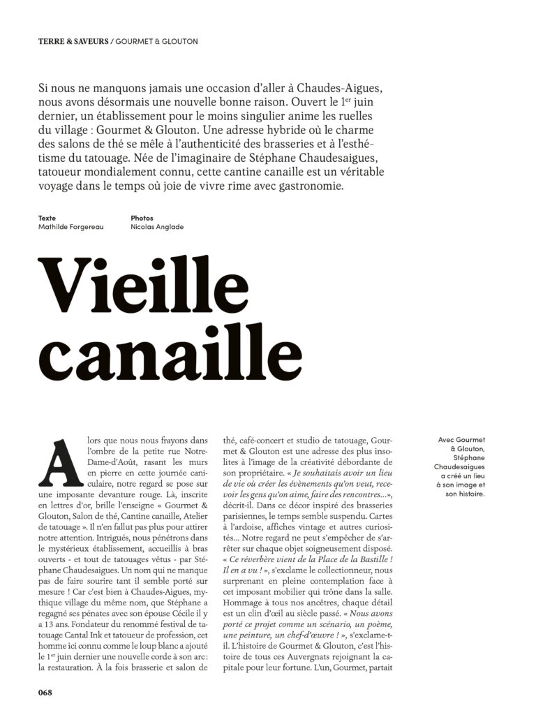 restaurant, stephane, Chaudesaigues, cuisine, Auvergnate, plats, canaille, Chaudesaigues, Chaudes-Aigues - Gourmet & Glouton