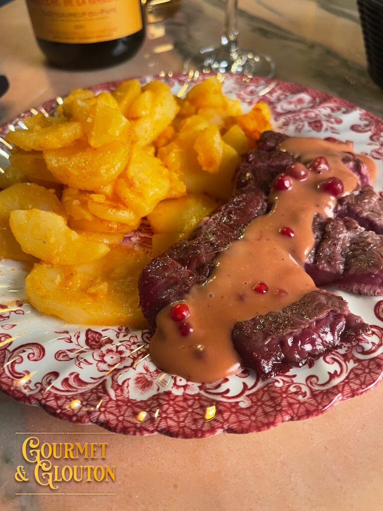 restaurant, gastronomie,steack, biche, cuisine, Auvergnate, plats, canaille, Chaudesaigues, Chaudes-Aigues - Gourmet & Glouton