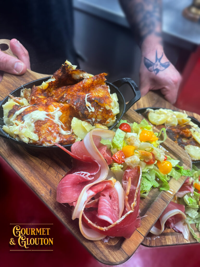 restaurant, gastronomie, charcuterie, truffade, Auvergnate, plats, canaille, Chaudesaigues, Chaudes-Aigues - Gourmet & Glouton