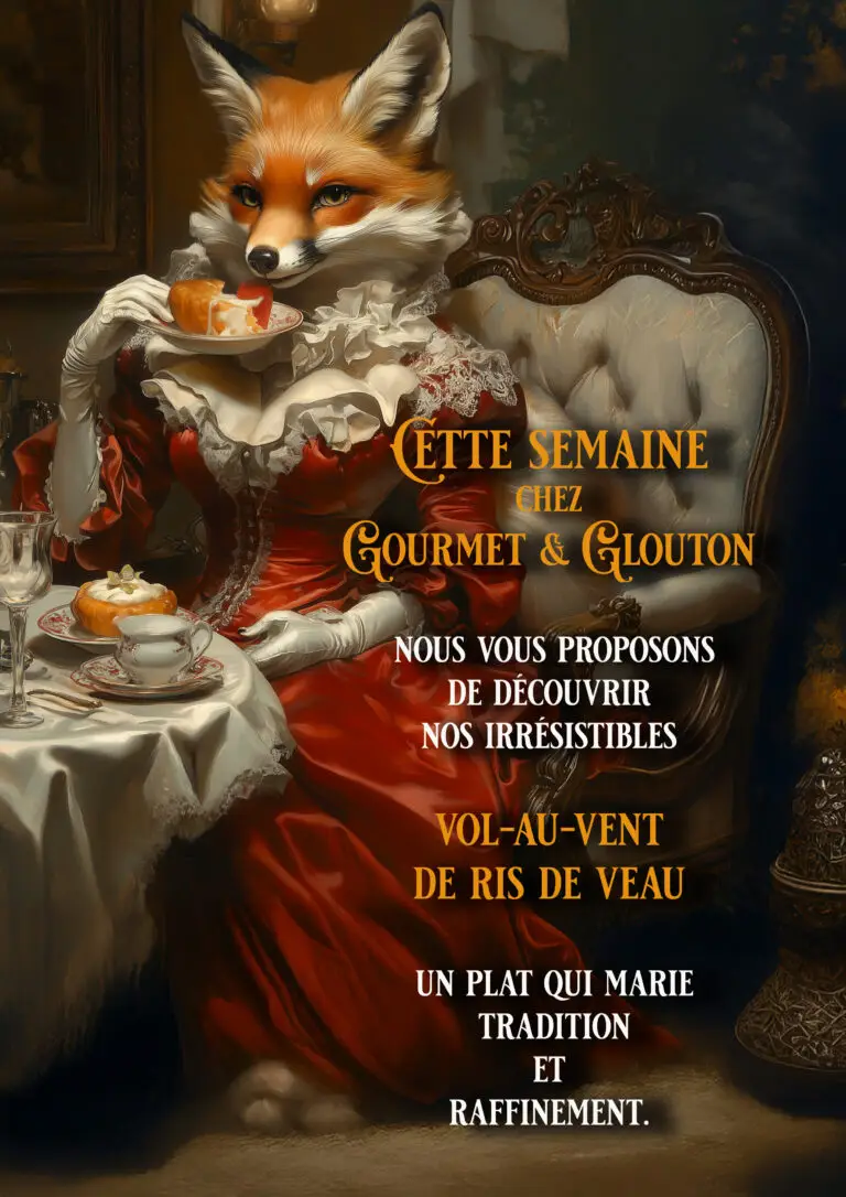 Bouchée à la reine au ris de veau servie à Chaudes-Aigues