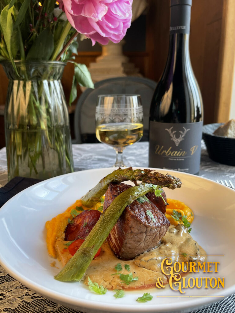 restaurant, cantine,veaux, asperges, canaille, Chaudes-Aigues - Gourmet & Glouton