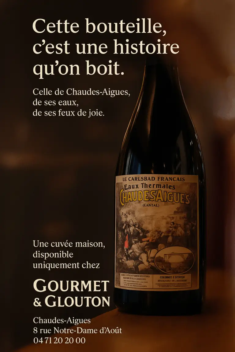 Restaurant, gastronomie, Auvergnate, bouteille, vin, collection, Chaudesaigues, Chaudes-Aigues - Gourmet & Glouton