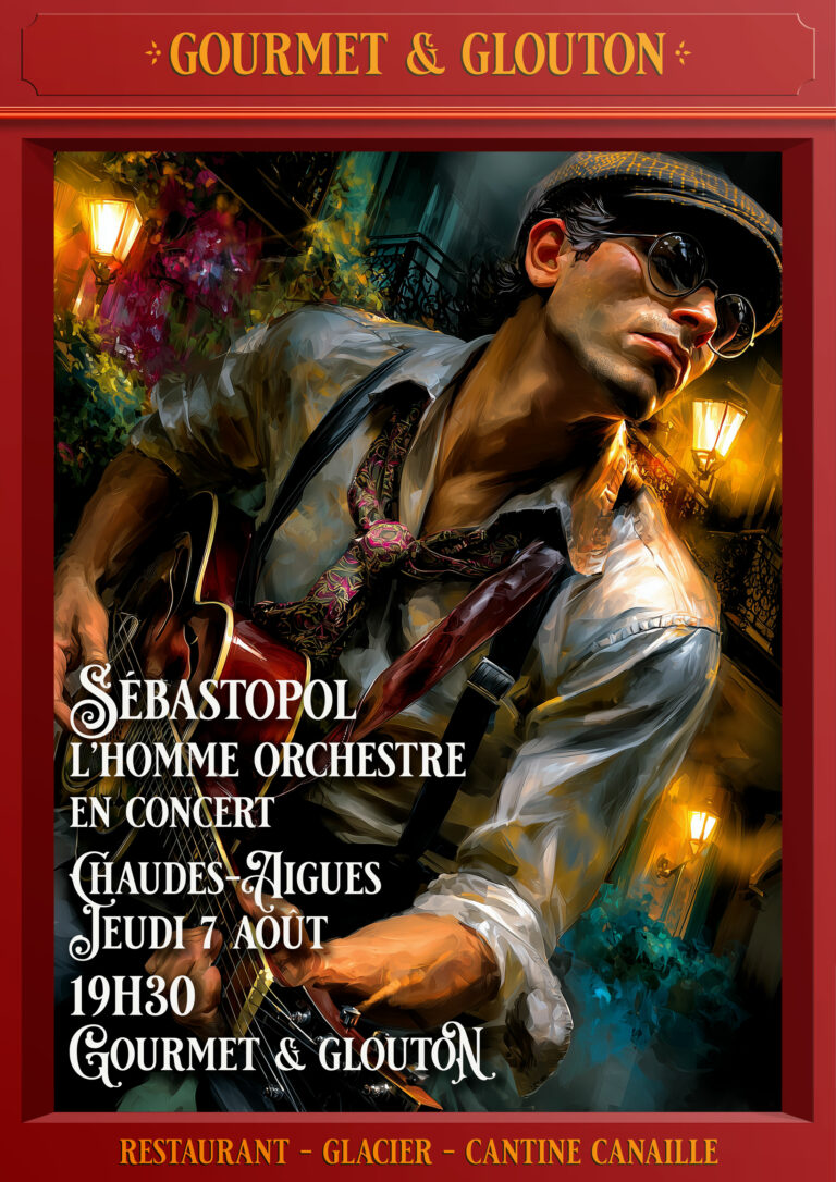 Restaurant, gastronomie, Auvergnate, plats, canaille, Chaudesaigues, Chaudes-Aigues, Gourmet & Glouton, fête, musique