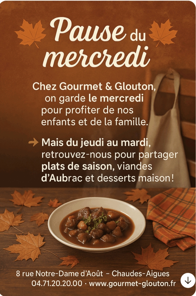 restaurant, gastronomie, Auvergnate, viande, Aubrac, plats, canaille, Chaudesaigues, Chaudes-Aigues - Gourmet & Glouton