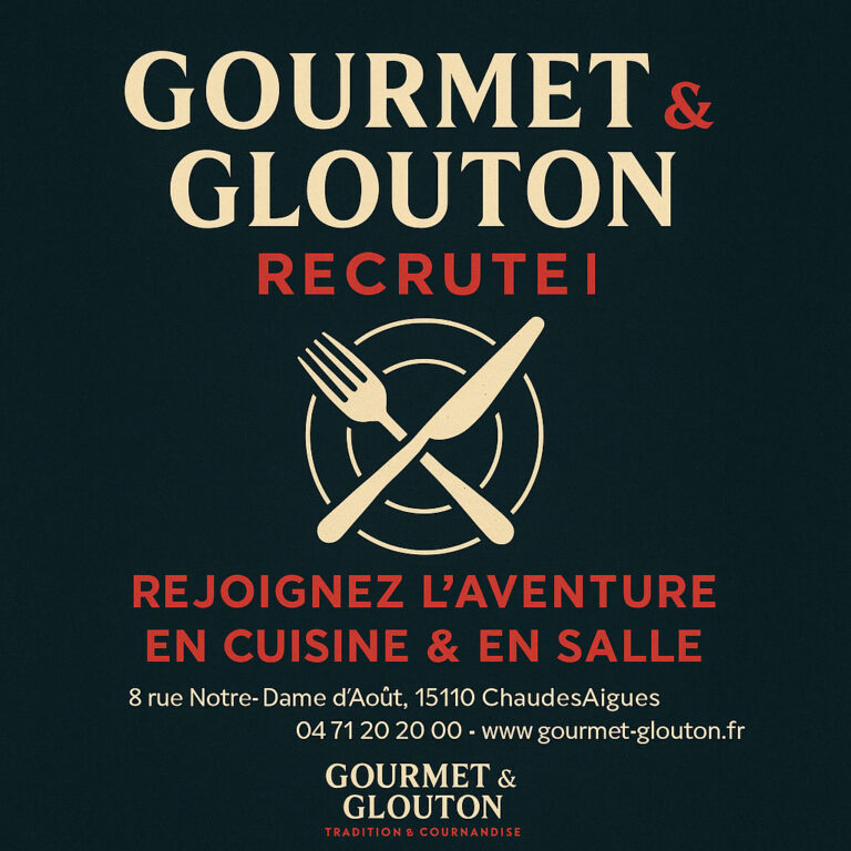 restaurant, gastronomie, Auvergnate, viande, Aubrac, plats, canaille, Chaudesaigues, Chaudes-Aigues - Gourmet & Glouton-recrutement