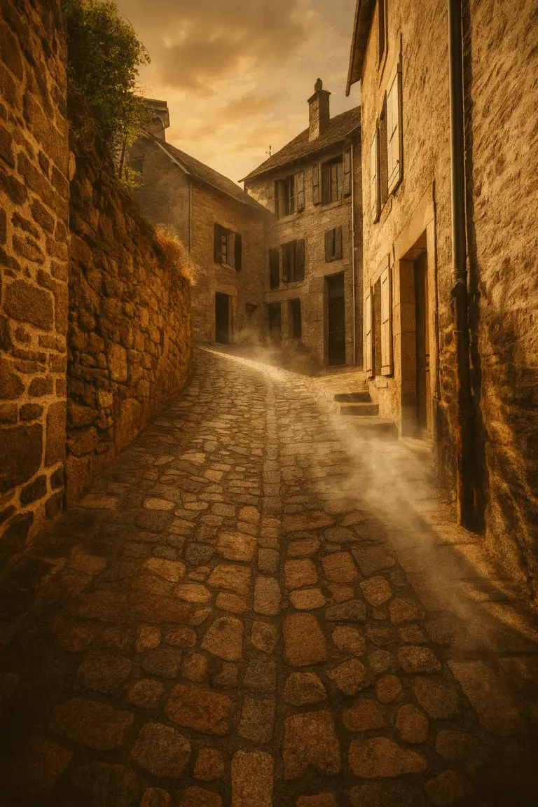 : Balade romantique dans les ruelles de granit de ChaudesAigues